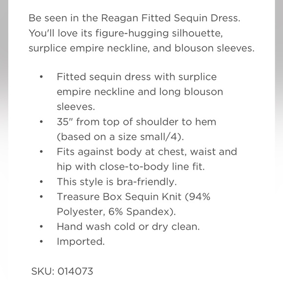 Reagan fitted sequin dress - Picture 7 of 7